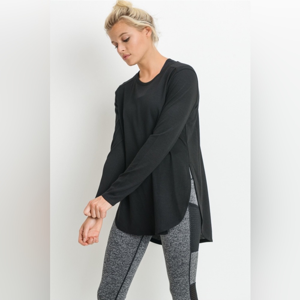NWT Long sleeve slit top - Picture 1 of 5